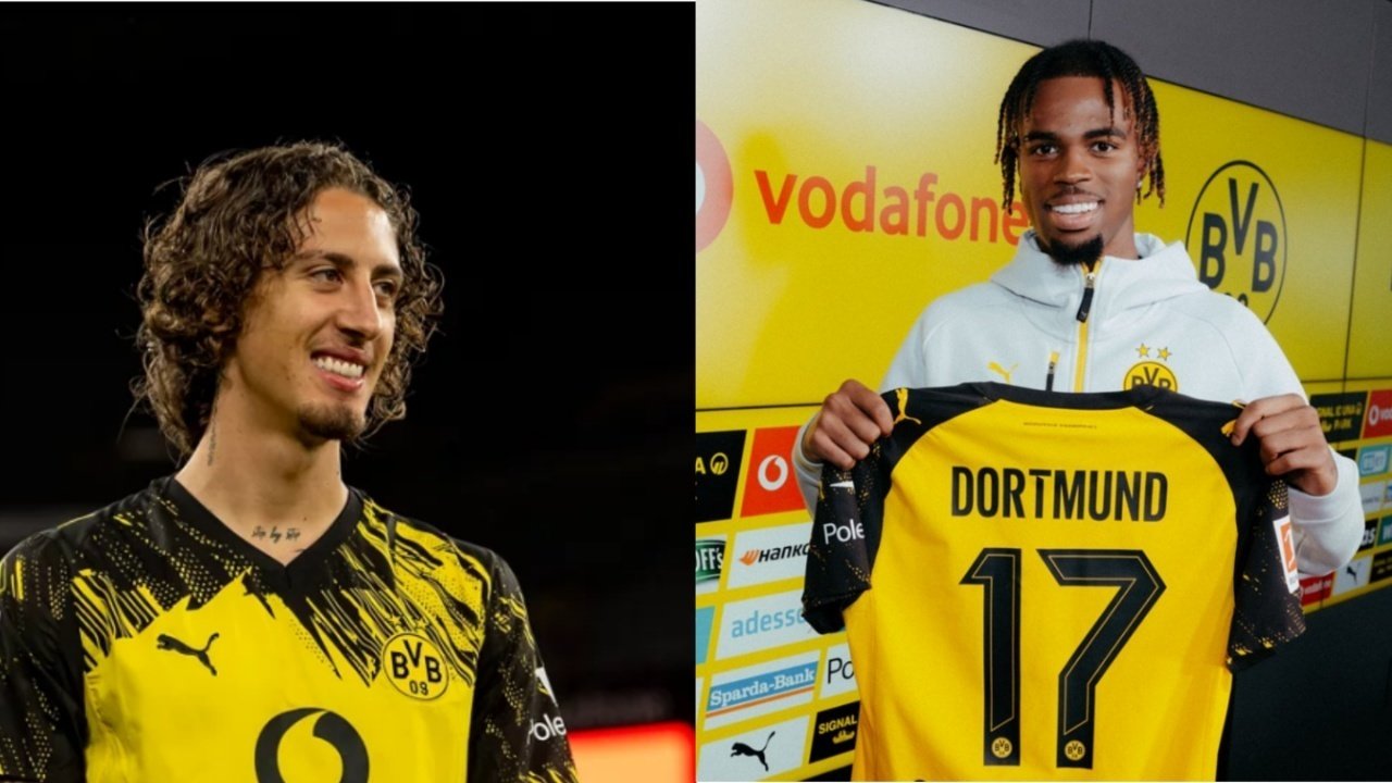 Fábio Silva y Chukwuemeka, lesionados. Captura/BVB