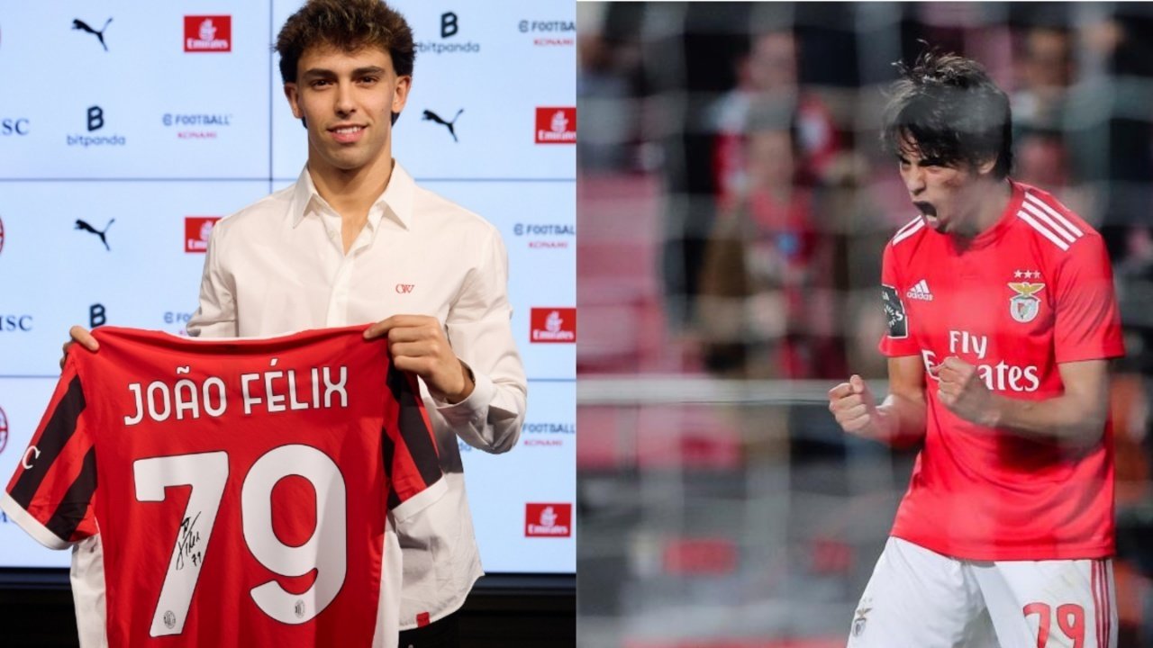 João Félix escolhe o '79', o número da sua versão 'prime' no Benfica