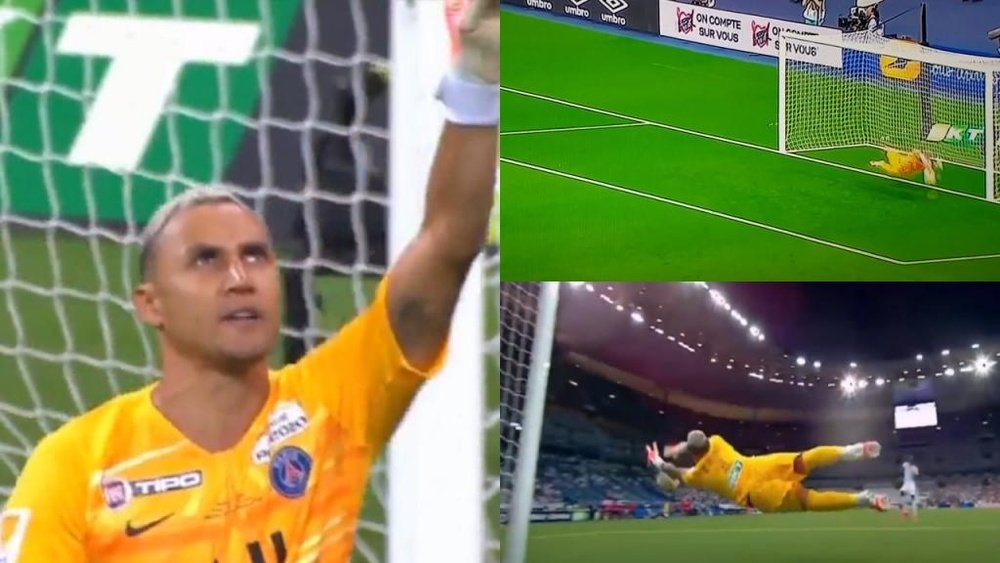 Keylor pudo haberse adelantado. Captura