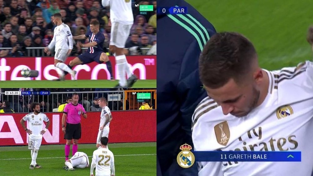 Alarma Hazard: se retiró lesionado y preocupa para el Camp Noua. Captura/Movistar