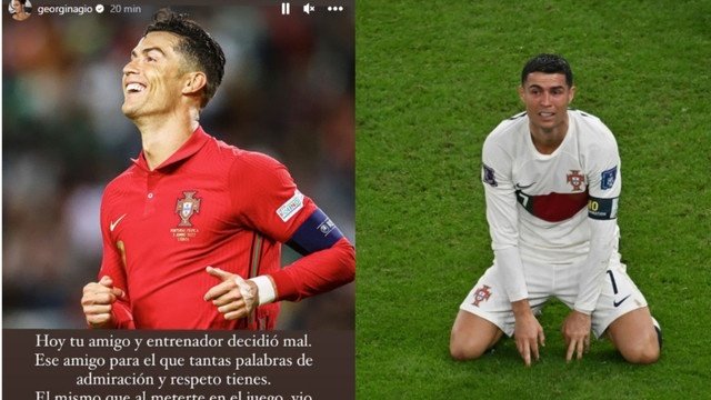 Georgina, contra Fernando Santos: 