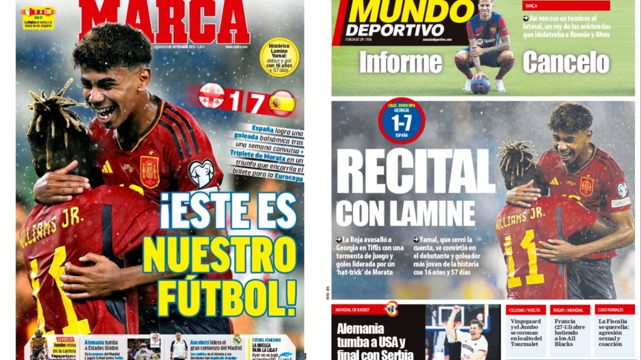 Portadas De La Prensa Deportiva Del 09-09-23