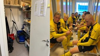 El Mjällby AIF, que ganó al Kalmar FF en los cuartos de final de la Copa Sueca, se quejó a través de sus canales oficiales del vestuario del estadio Gastens IP, en el que apenas había espacio y ni siquiera había agua ni un retrete.