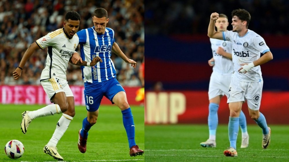 Real Madrid loanees rafa Marin and Miguel Gutierrez will return home. AFP/EFE