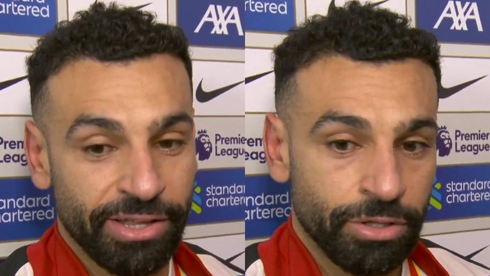 Salah's contract with Liverpool ends at the end of the season. Screenshot/SkySports