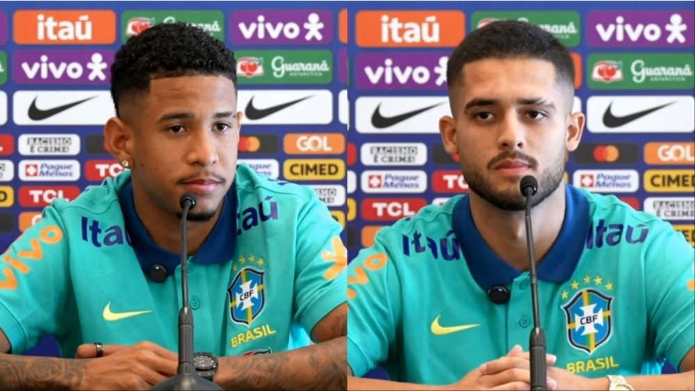 Girona's Savinho and Yan Couto belong to the City Football Group. Screenshot/CBF