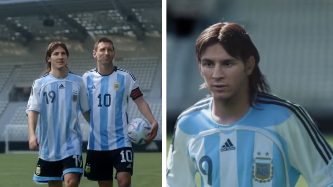 Adidas también por el multiverso: un con mundialistas de Messi