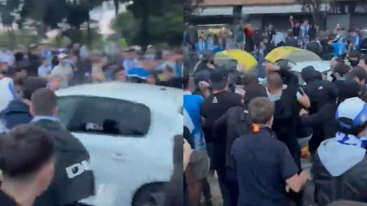 The Catalan police confirmed that the collision was unintentional. Screenshot/alvaritomfs