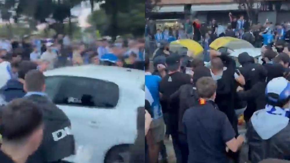 The Catalan police confirmed that the collision was unintentional. Screenshot/alvaritomfs