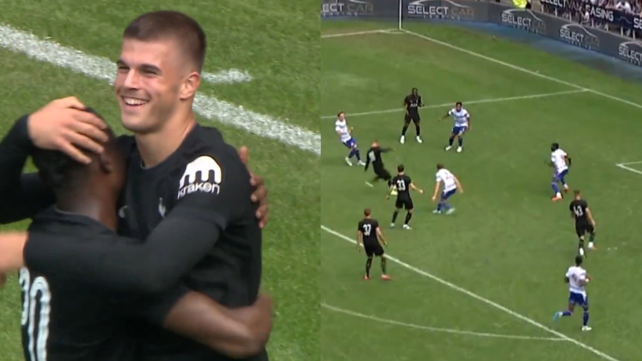 El bautismo de Vuskovic en el Tottenham: gol y asistencia en sus primeros 7 minutos. Captura/CBSport
