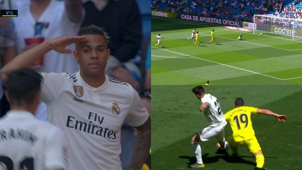Le but de Mariano. Capture/Beinsports