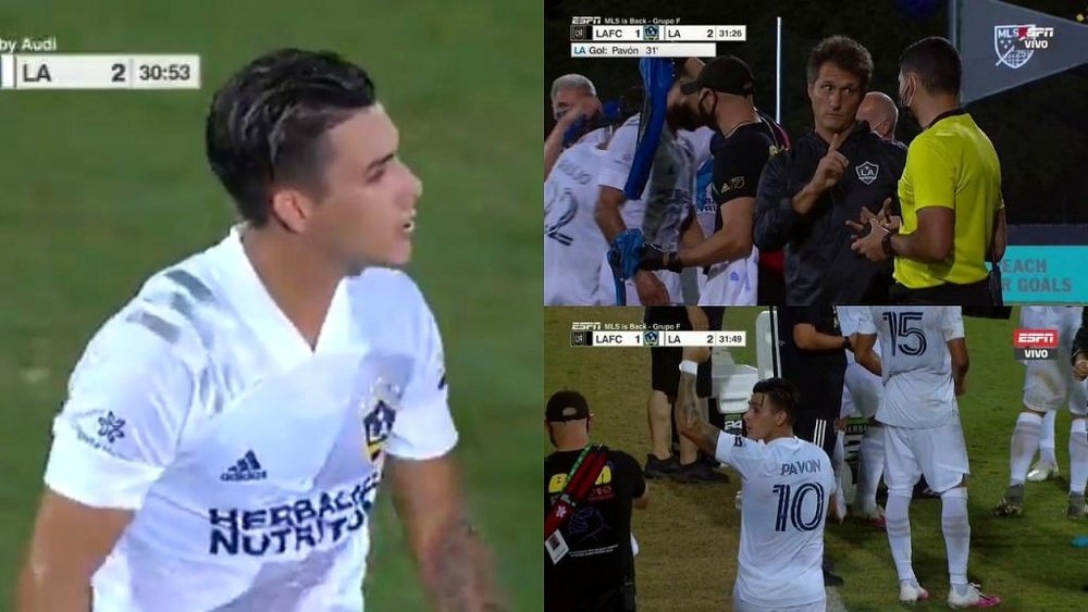 Pavón no falló al segundo intento. Captura/ESPN
