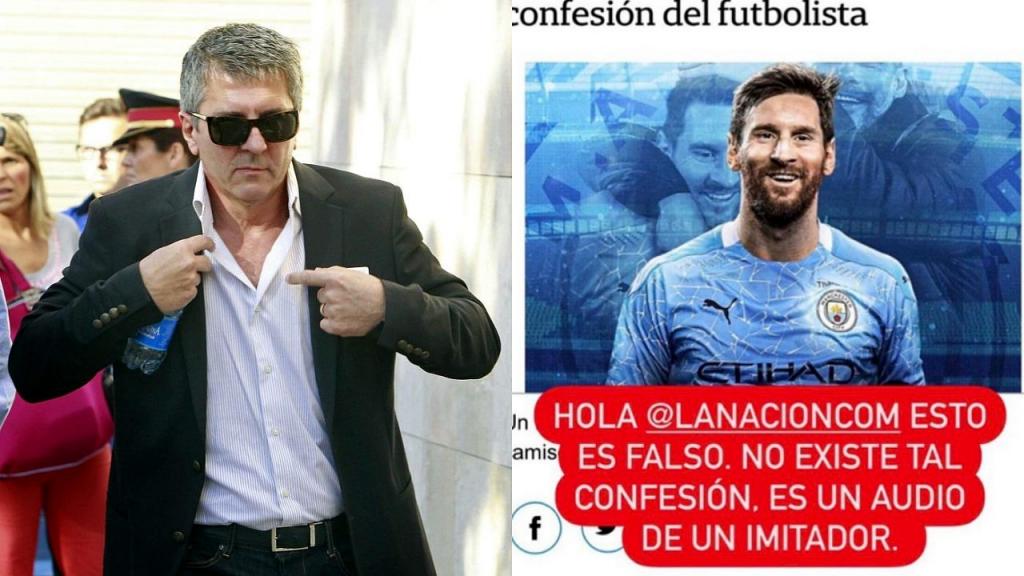 El padre de Messi desmintió un audio 'fake' de Leo diciendo que iba al City