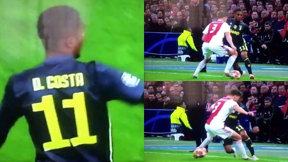 Douglas Costa se disfrazó de Ronaldinho. Captura/beINSports
