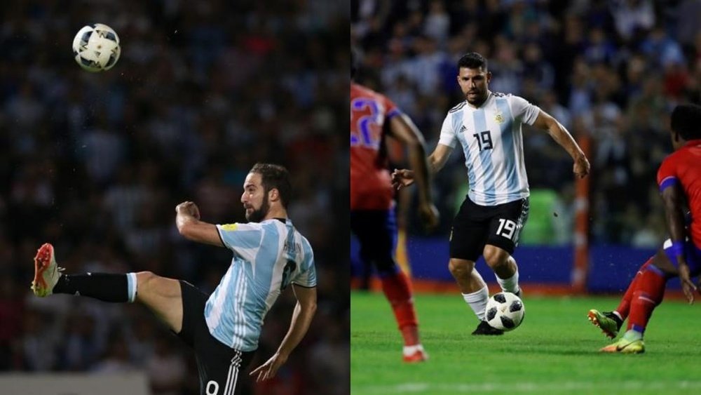 Neither higuain nor Aguero started the game. BeSoccer/EFE