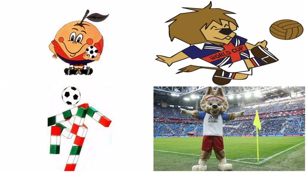 Les mascottes de la Coupe du monde. BeSoccer