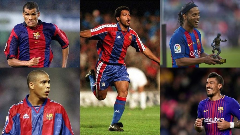 Paulinho, Ronaldinho, Ronaldo, Romario et Rivaldo sont passés par le Barça. BeSoccer