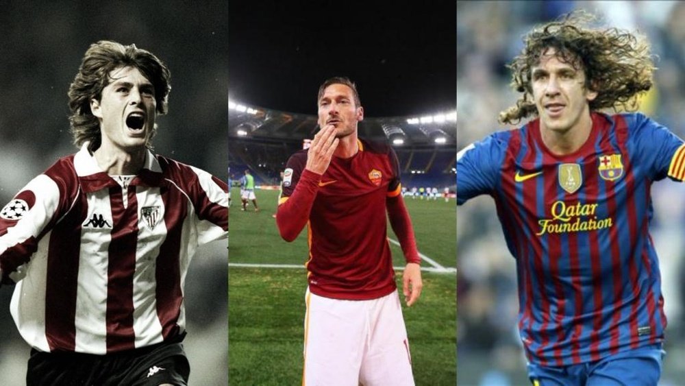Julen Guerrero, Totti y Puyol se pasaron toda la vida defendiendo unos colores. BeSoccer