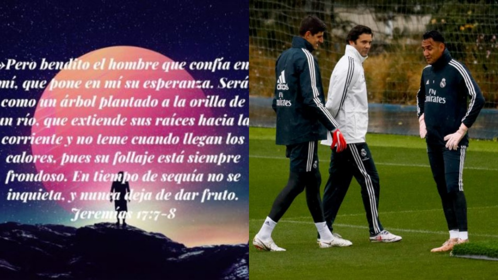Navas recurrió a la Biblia tras su suplencia en Champions