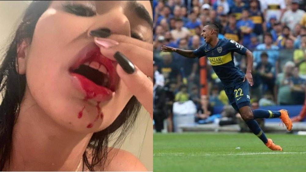 Daniela Cortés, ex-companheira de Sebastián Villa, do Boca Juniors. DaniCortesms/EFE