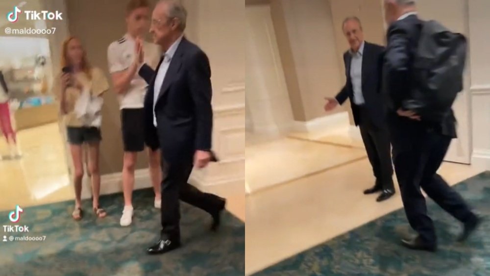 Florentino was asked to sign Cristiano. TikTok/maldooo7