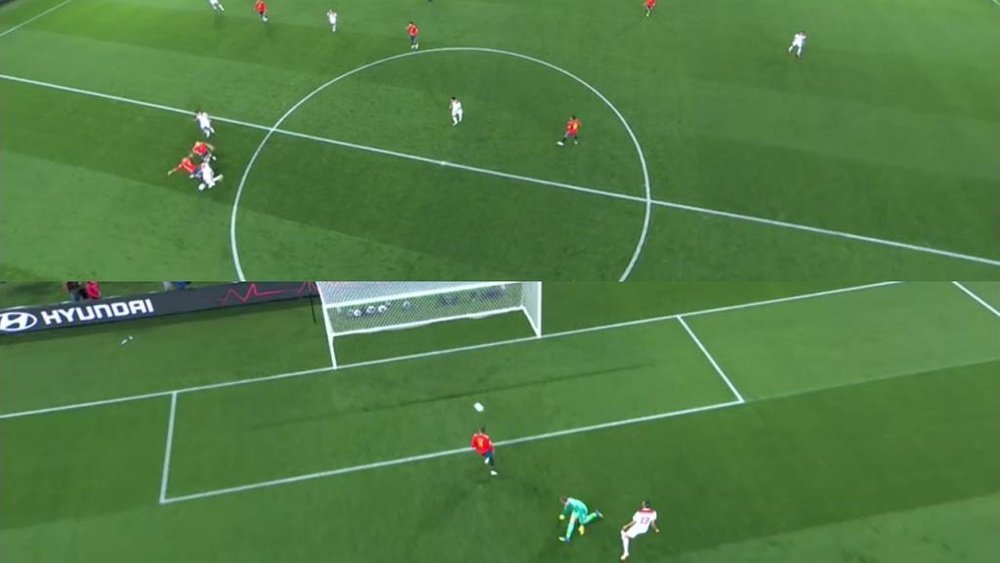 Iniesta y Ramos le regalaron el gol a Marruecos. Telecinco