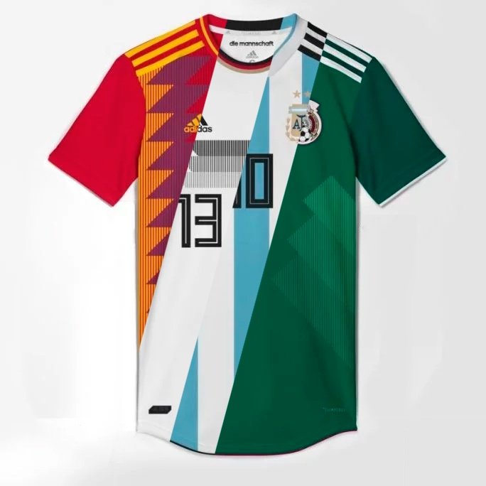 this the Adidas shirts will look like for the World Cup in Russia?