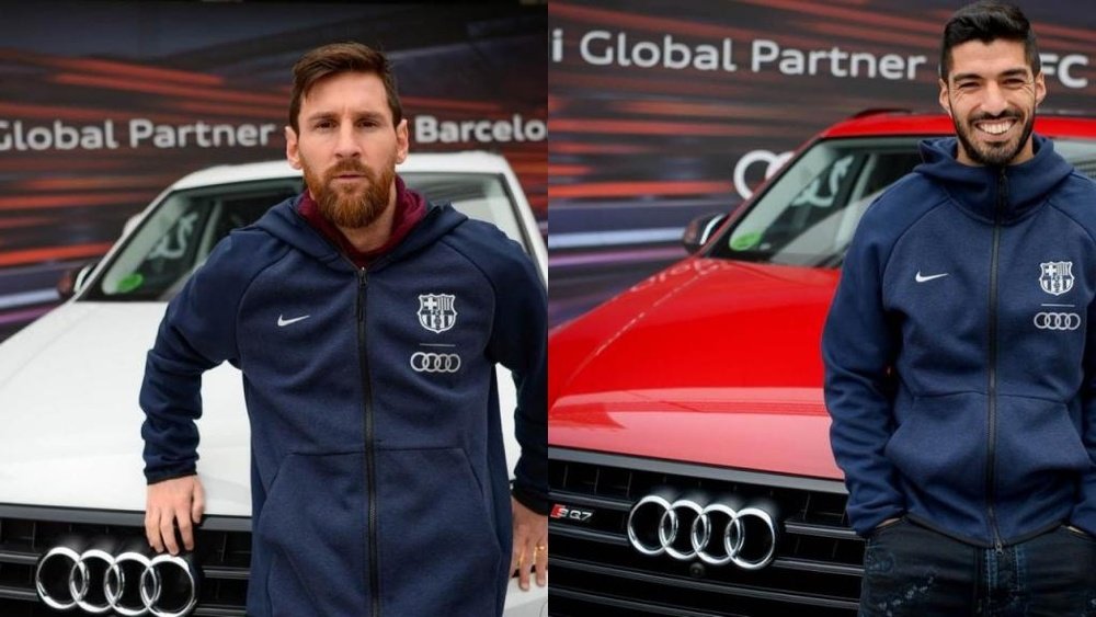 O Barça rompe com a Audi e os jogadores terão de devolver seus carros. FCBarcelona