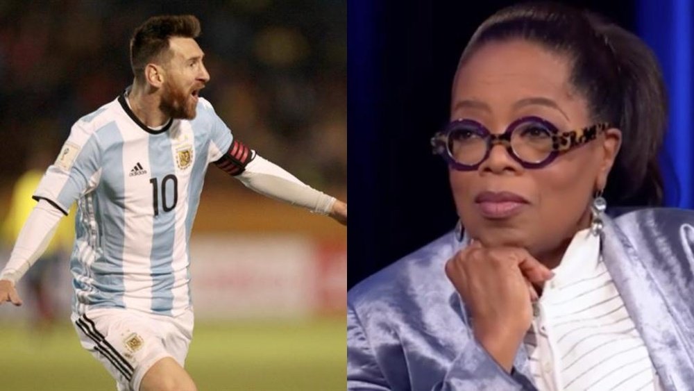 Oprah Winfrey le dio un mensaje a Messi. BeSoccer