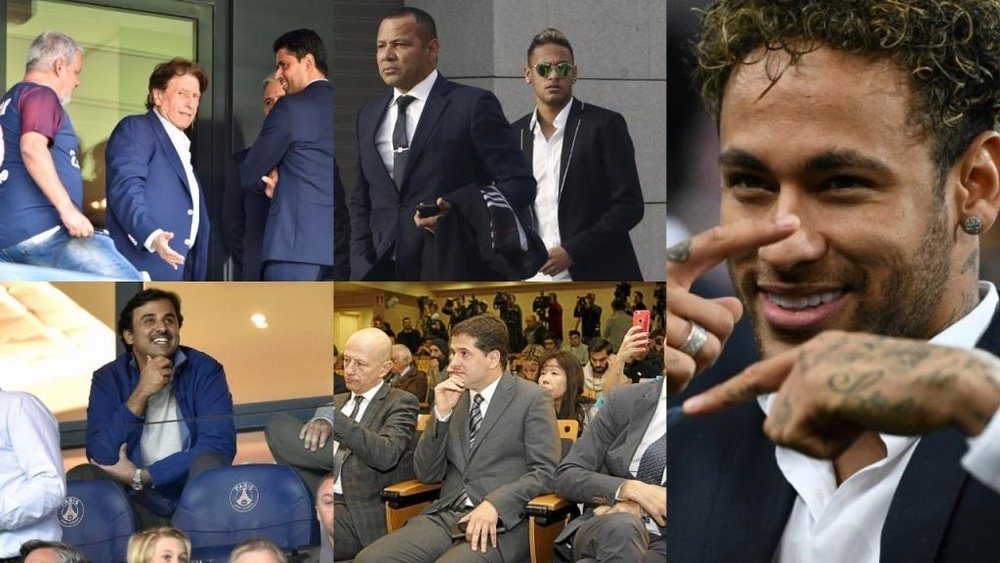 Key figures involved in 'Operation Neymar'. BeSoccer
