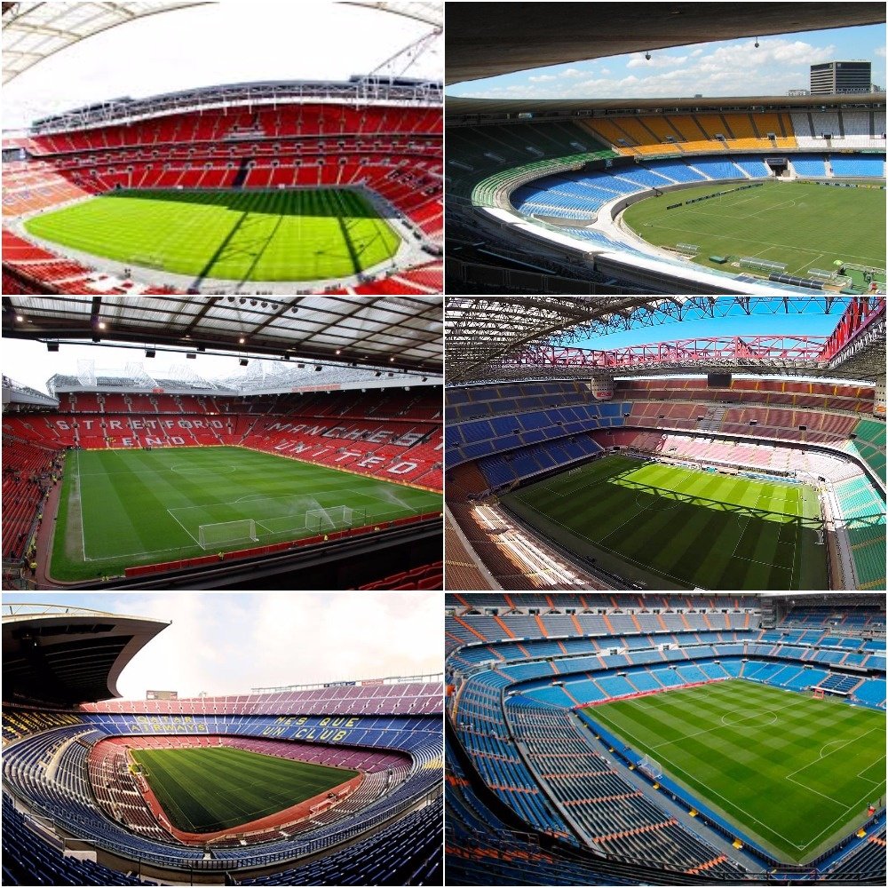 Todos estes estádios são míticos, mas, qual você escolhe? BeSoccer