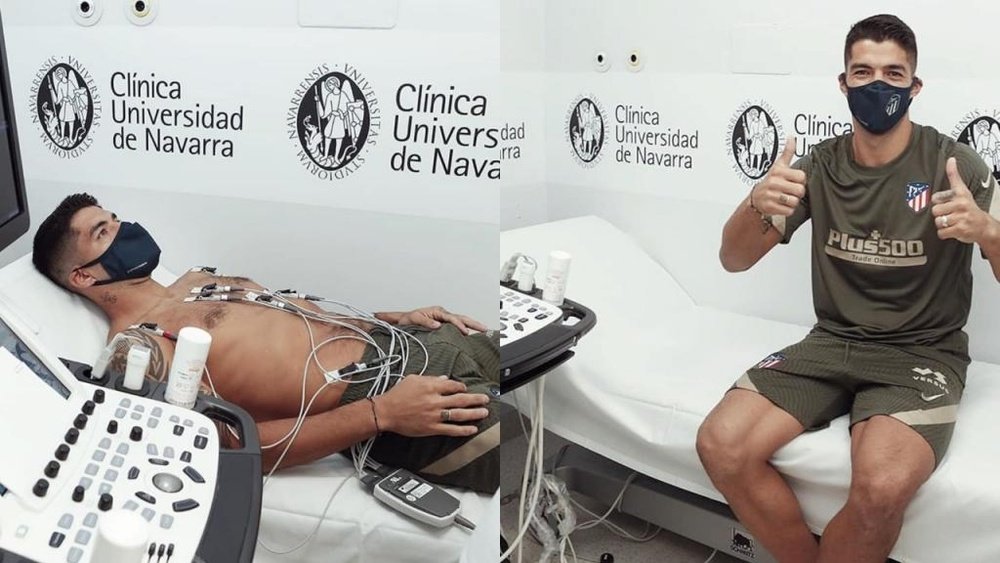Luis Suarez a passé sa visite médicale avec l'Atletico Madrid. AtléticodeMadrid