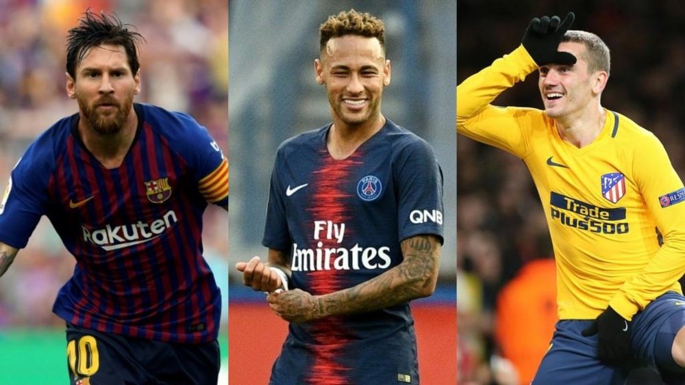 Messi traería a Neymar y mandará a Griezmann al PSG. AFP