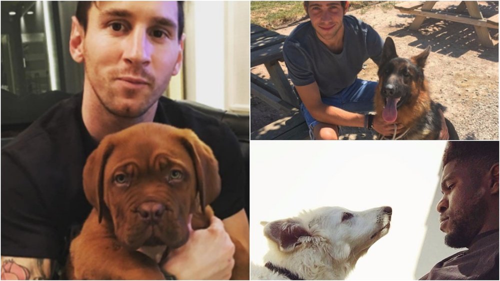 Messi, Sergi Roberto y Umtiti son tres de los culés que tienen perros. BeSoccer/Instagram