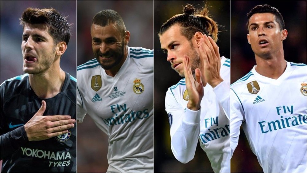 Morata marca más goles que los tres jugadores del Madrid juntos. BeSoccer