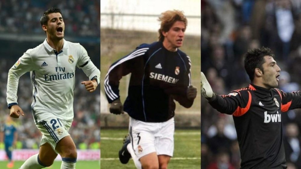 Des anciens joueurs de Madrid. Twitter/Arbeloa/EFE