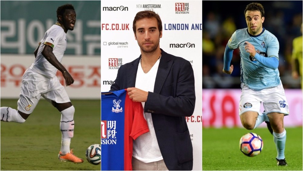 Muntari, Flamini y Giuseppe Rossi, tres de los jugadores que buscan equipo. BeSoccer