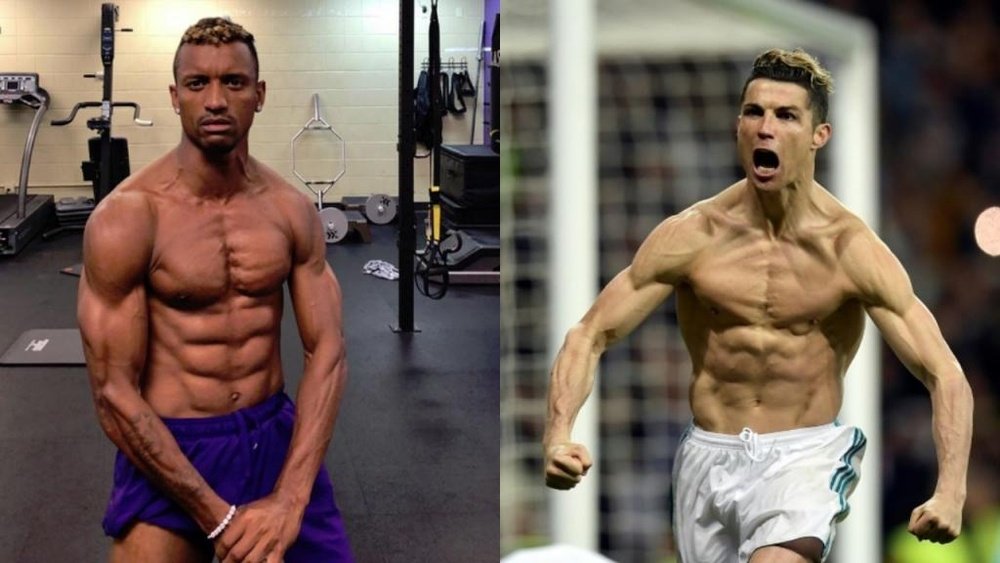 Nani está cada vez mais parecido com Cristiano Ronaldo. AFP/InstagramNani