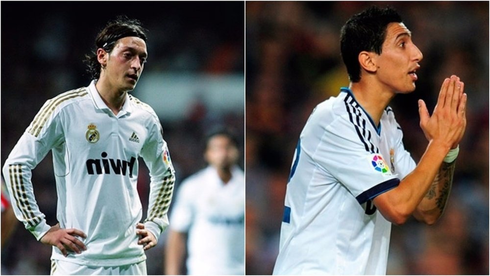 Mesut Ozil and Angel Di Maria both would like to return to former club Real Madrid. EFE