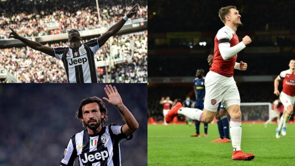 Los 'cracks' que llegaron gratis a la Juventus. AFP/EFE
