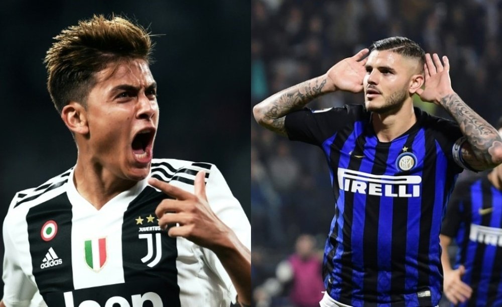 Icardi and Dybala could be set to swap teams. AFP
