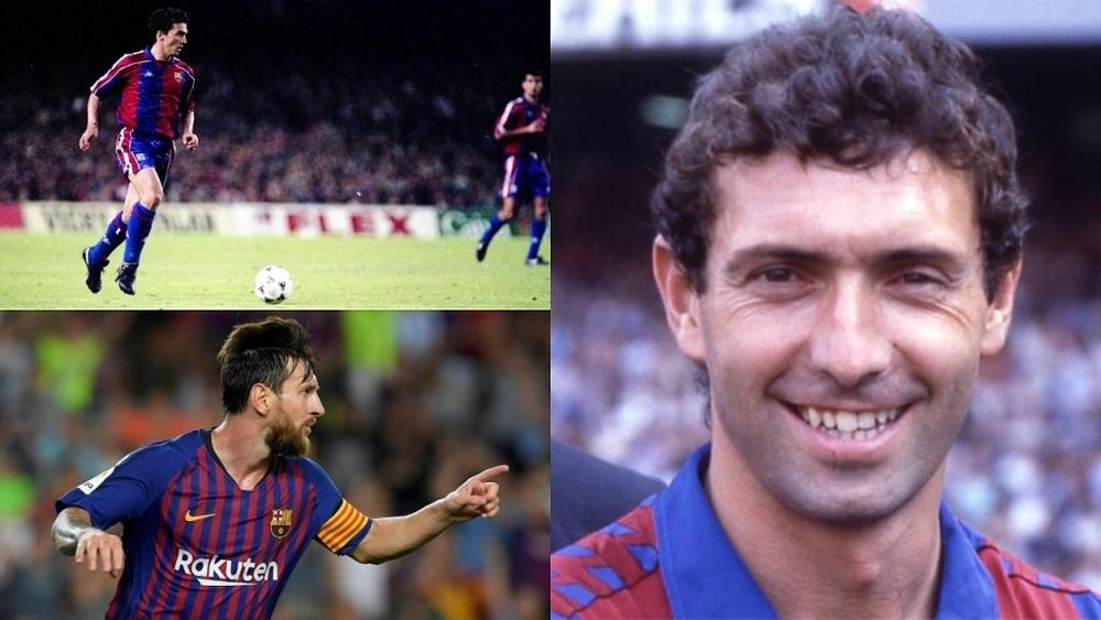 Quini, Amor y Messi, algunos de los 'milenarios' del FC Barcelona. BeSoccer