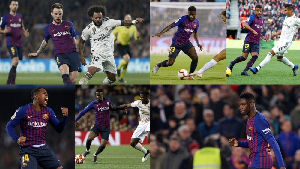 Le Barça entame sa présaison. Collage/EFE/AFP