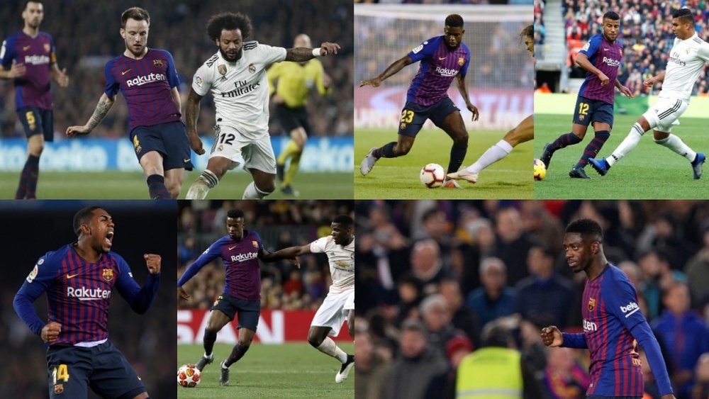 Incertezza nella rosa del Barça. Collage/EFE/AFP