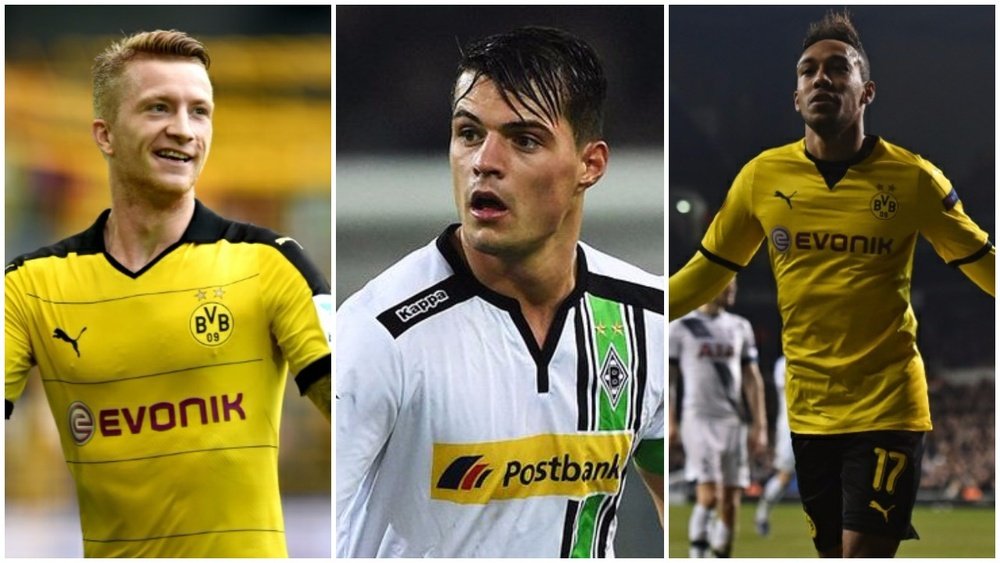 Reus, Xhaka y Aubameyang, tres de los mejores de la Bundesliga que no están en el Bayern. BeSoccer