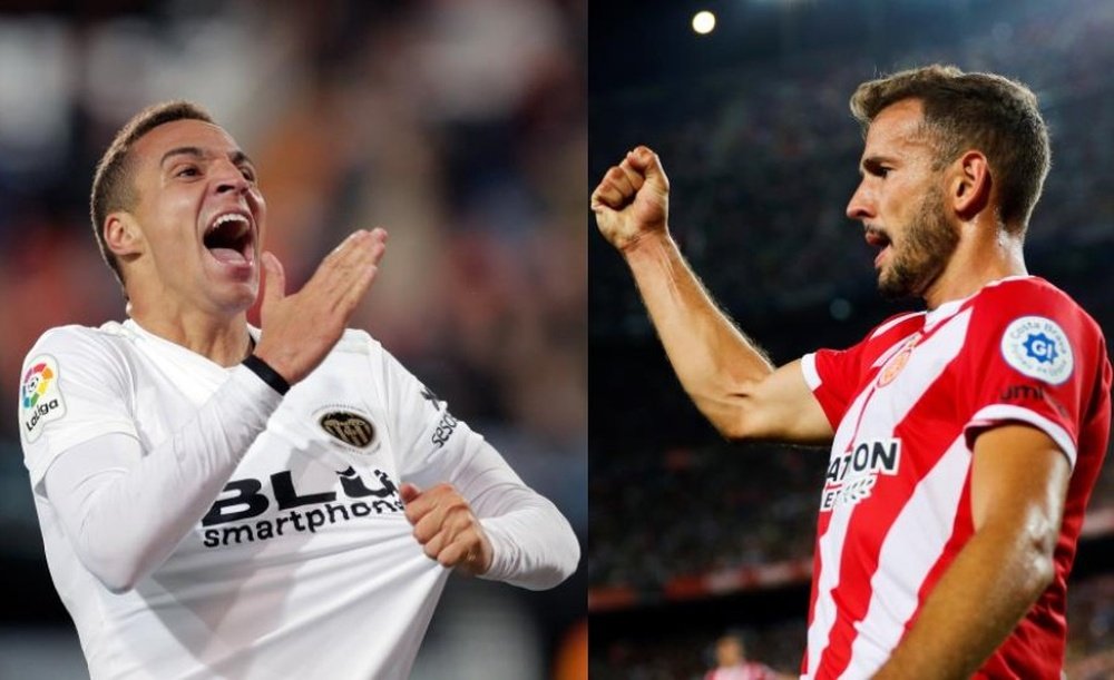 Rodrigo and Stuani are Barcelona's targets. EFE