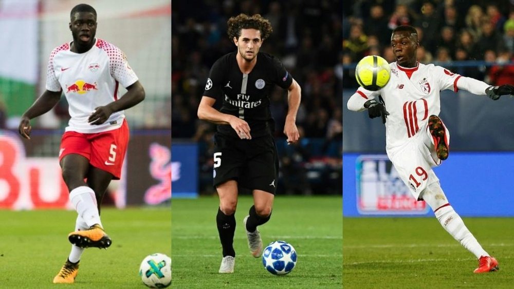 Upamecano, Rabiot y Nicolás Pepe interesan al Barça. AFP