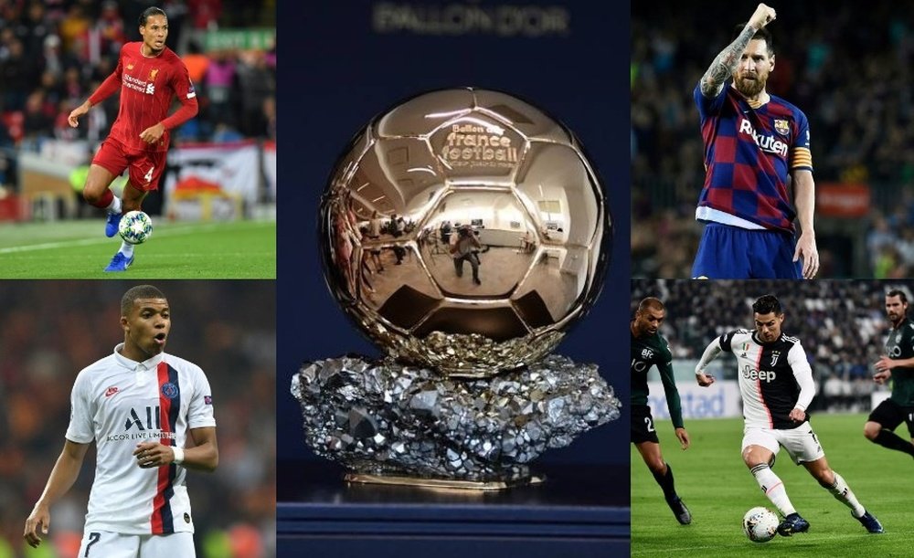 Nomeados para Bola de Ouro 2019. AFP/FranceFootball