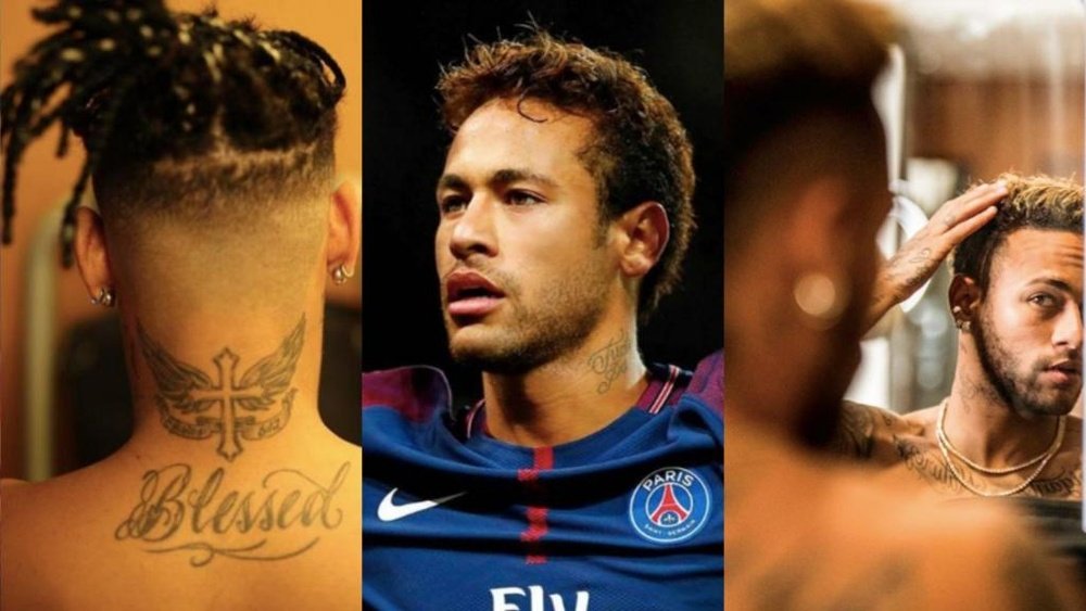 Neymar suele arriesgar con sus looks. Instagram