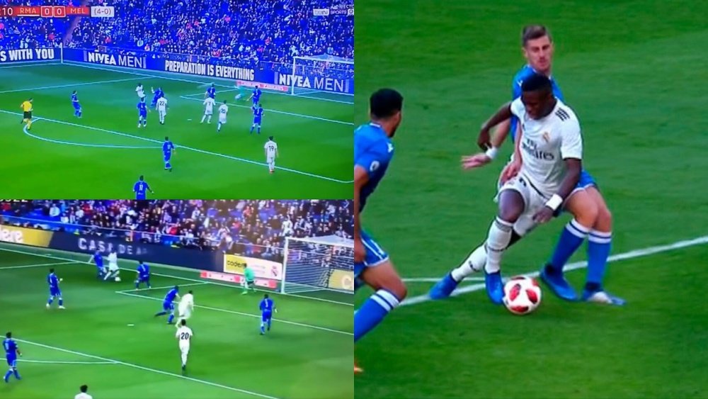 Festival 'merengue' à Bernabéu. Collage/beINSports